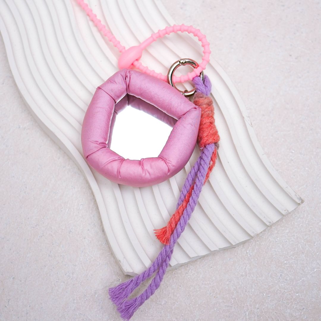 Puffy Mirror Bag Charm DIY