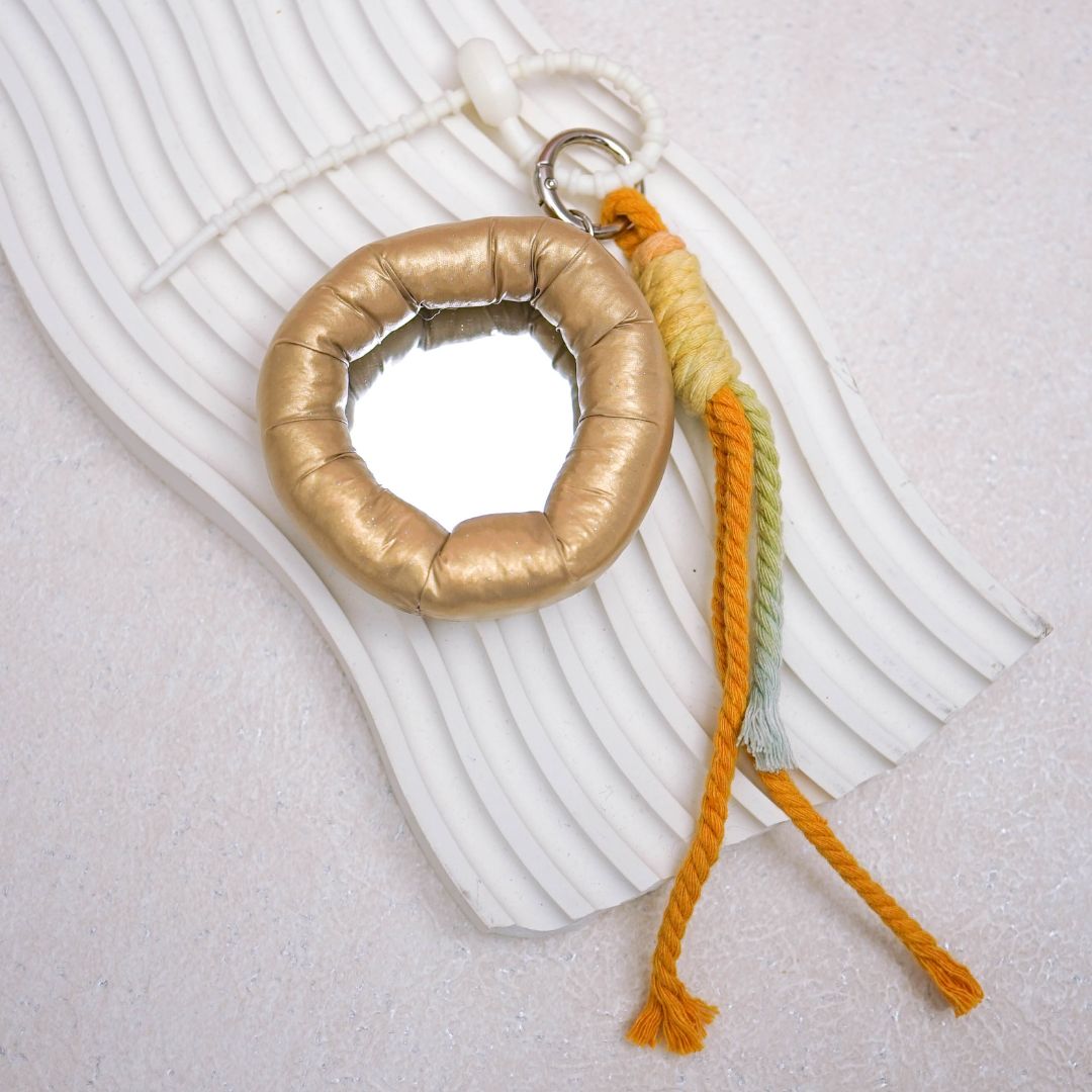 Puffy Mirror Bag Charm DIY