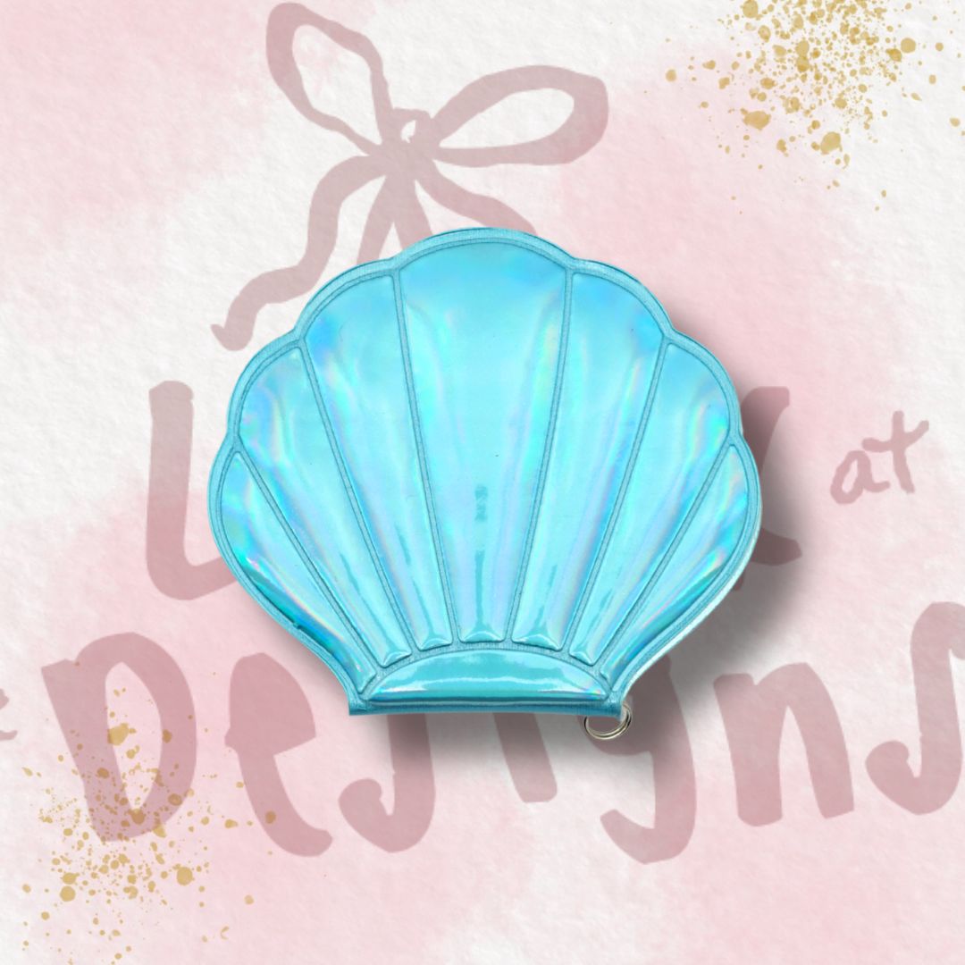 Mirror Shell Personalised Name Bag Charm