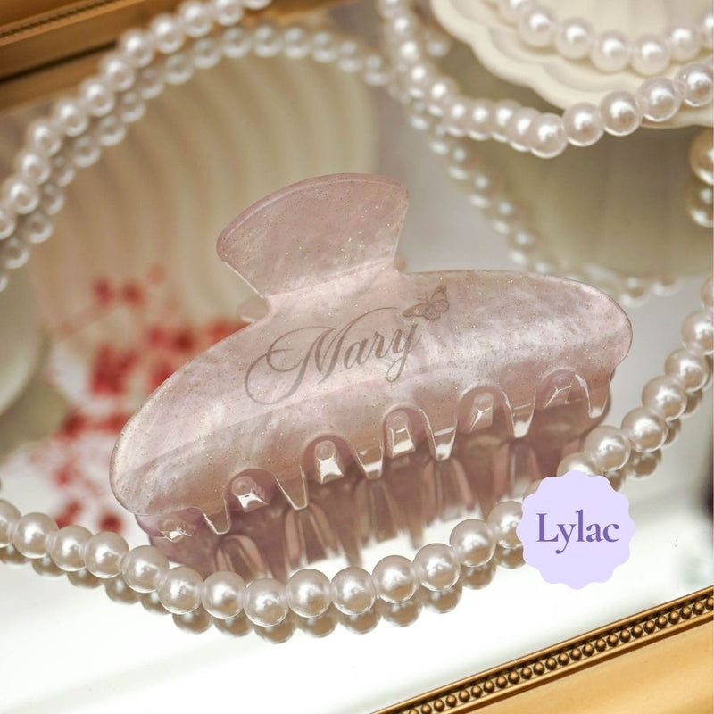 Customized Name Pearl Hairclip Hairclaw | Brides Gift Wedding Souvenir Personalised Custom