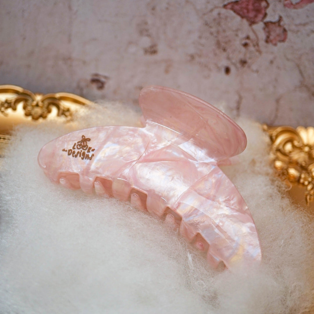 MARBLE Long Hair Claw Clip - Personalised Name