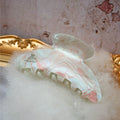 MARBLE Long Hair Claw Clip - Personalised Name