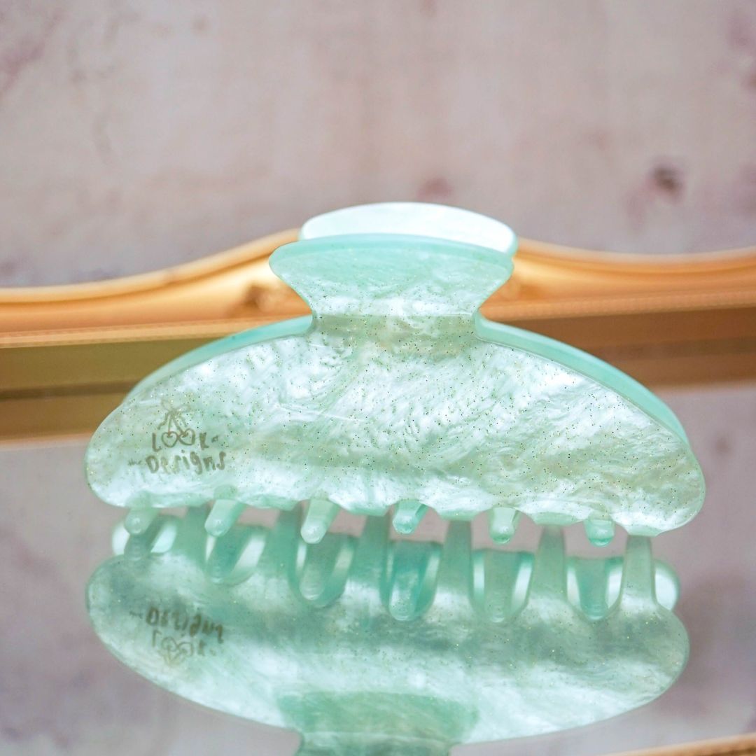 PEARL Hair Claw Clip - Personalised Name