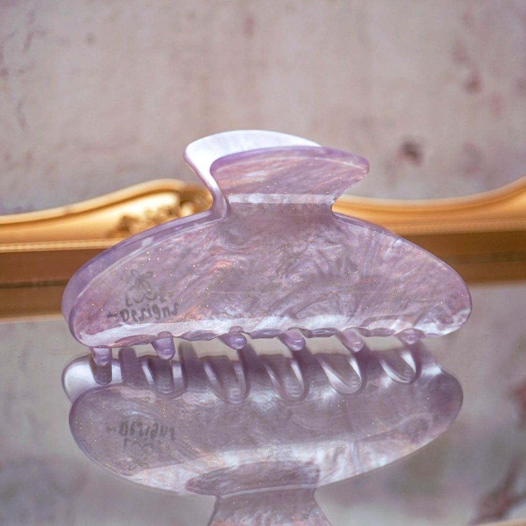 PEARL Hair Claw Clip - Personalised Name