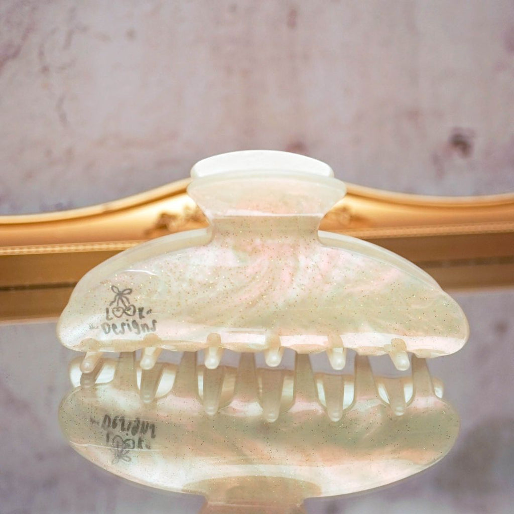 CHARM PEARL Hair Claw Removable Add Ons - Personalised Name