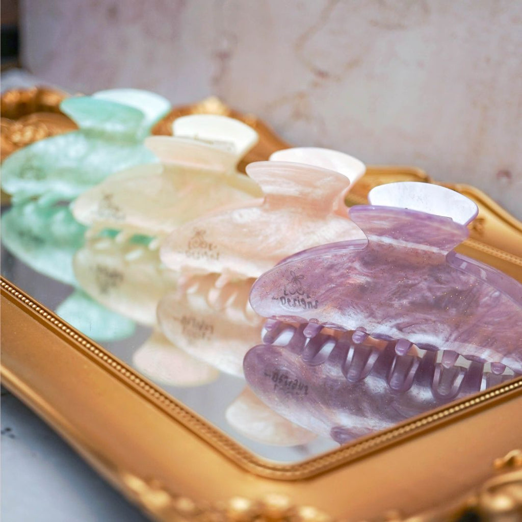 CHARM PEARL Hair Claw Removable Add Ons - Personalised Name