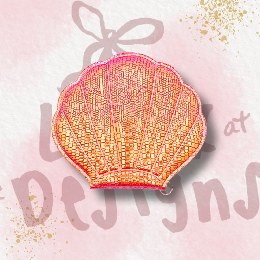 Mirror Shell Personalised Name Bag Charm