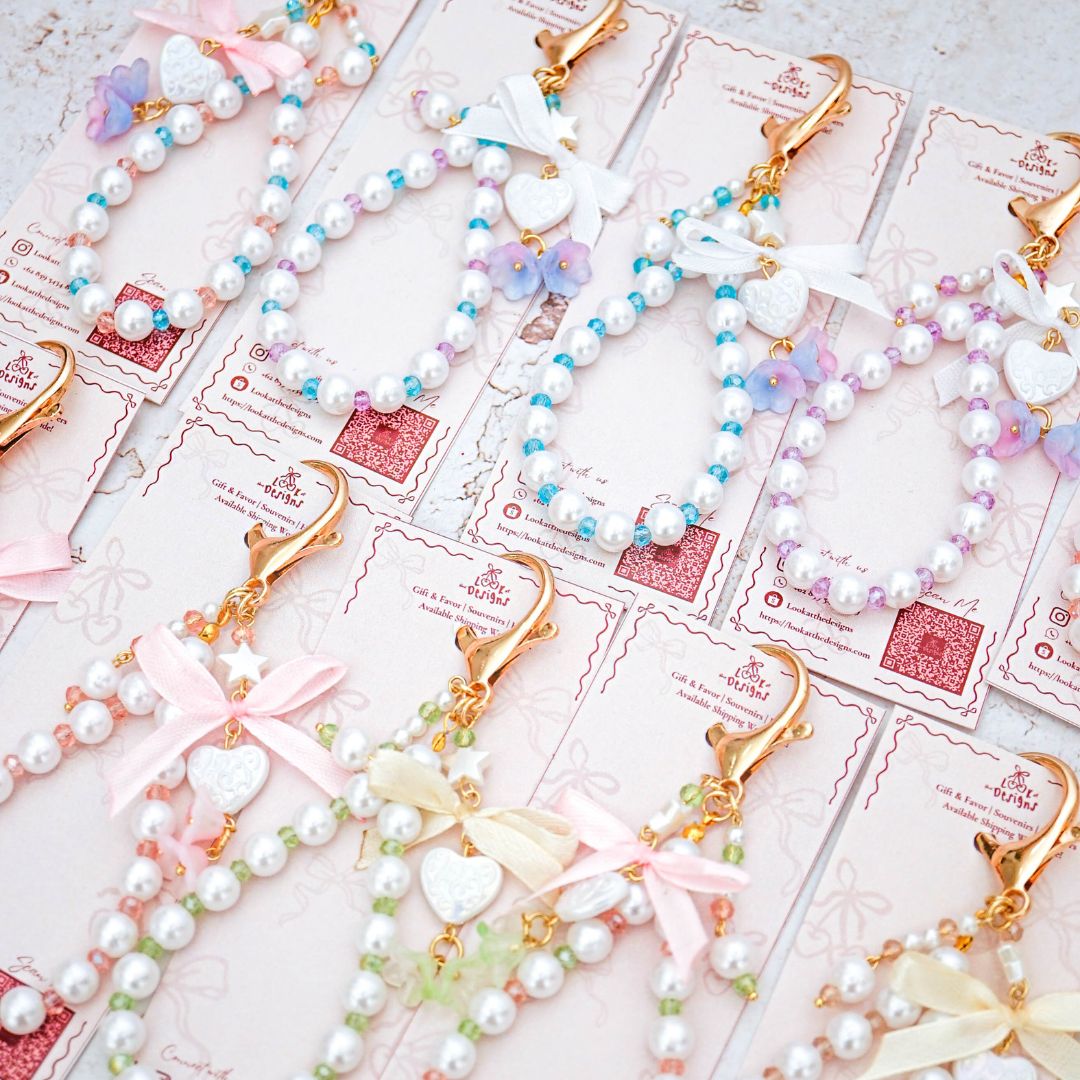 Coquette DIY Elegant Phone Strap