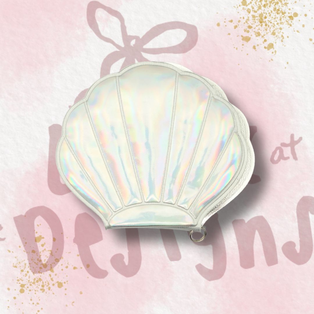 Mirror Shell Personalised Name Bag Charm