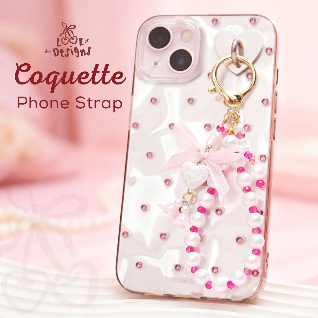 Coquette DIY Elegant Phone Strap