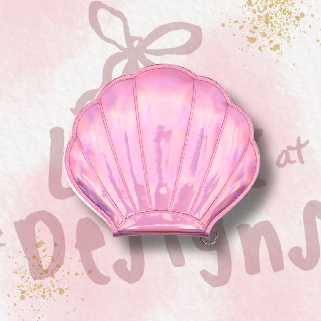 Mirror Shell Personalised Name Bag Charm