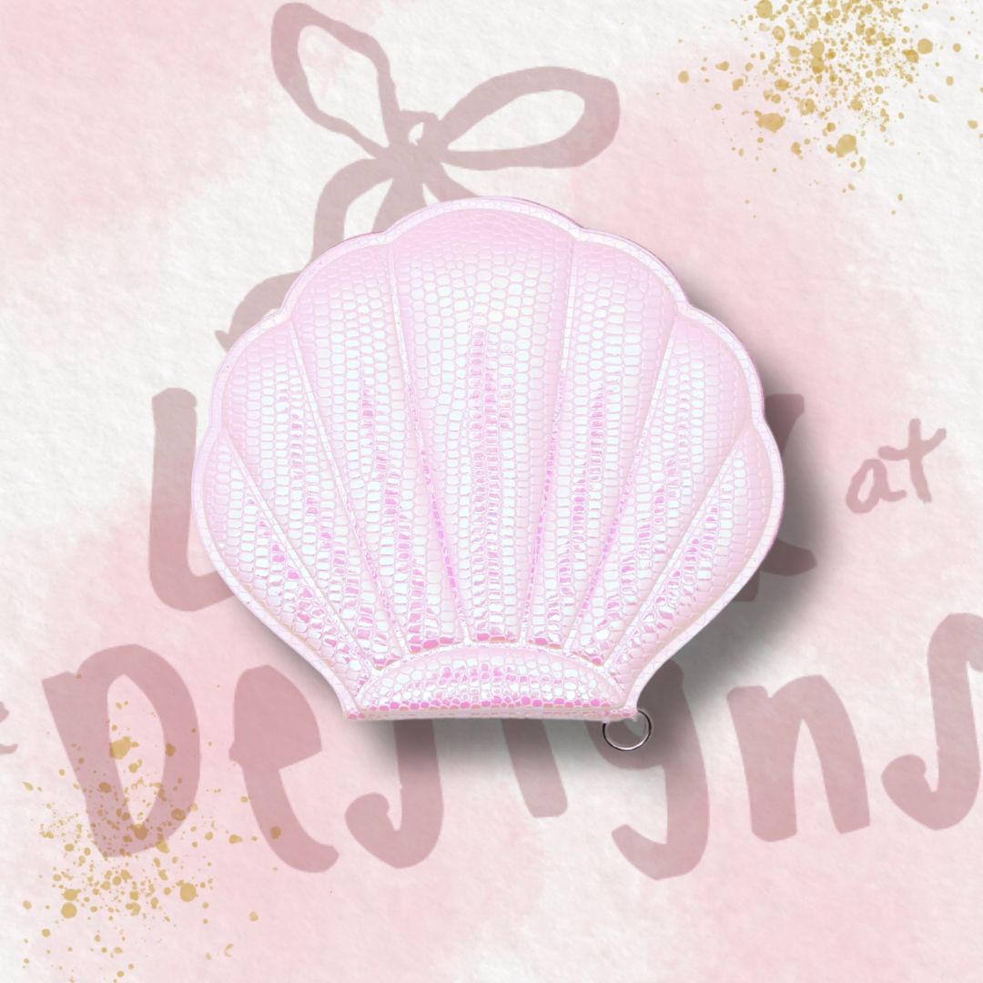 Mirror Shell Personalised Name Bag Charm