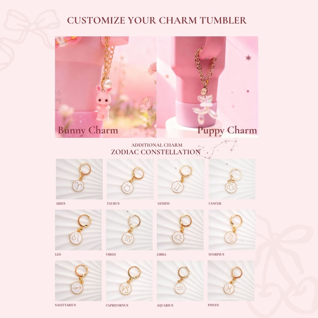 Tumbler Charm - Personalised Name Design