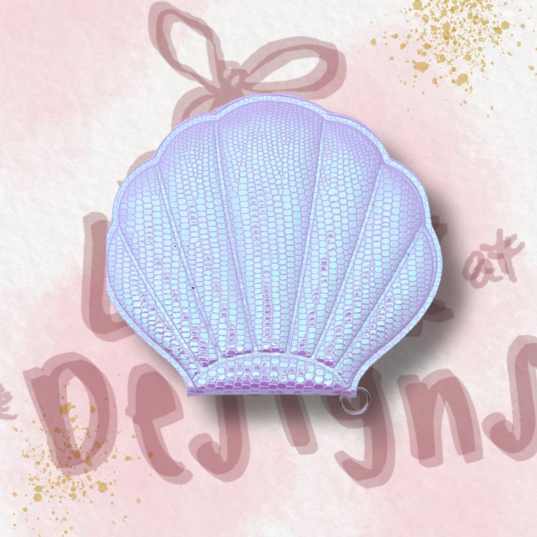 Mirror Shell Personalised Name Bag Charm