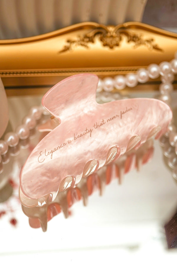 Customized Quotes Pearl Hairclip Hairclaw | Brides Gift Wedding Souvenir Personalised Custom