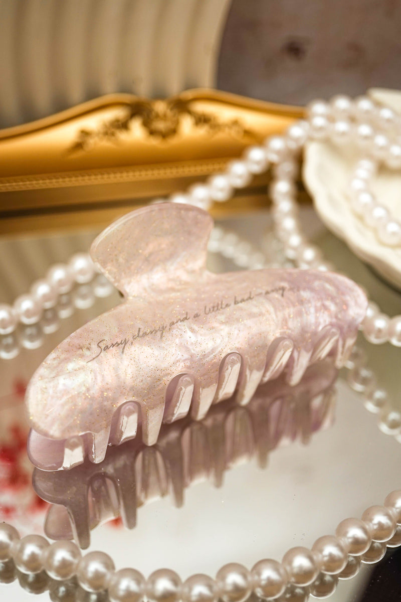 Customized Quotes Pearl Hairclip Hairclaw | Brides Gift Wedding Souvenir Personalised Custom