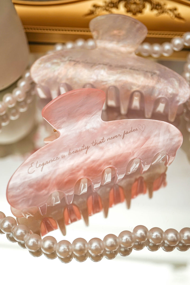 Customized Quotes Pearl Hairclip Hairclaw | Brides Gift Wedding Souvenir Personalised Custom