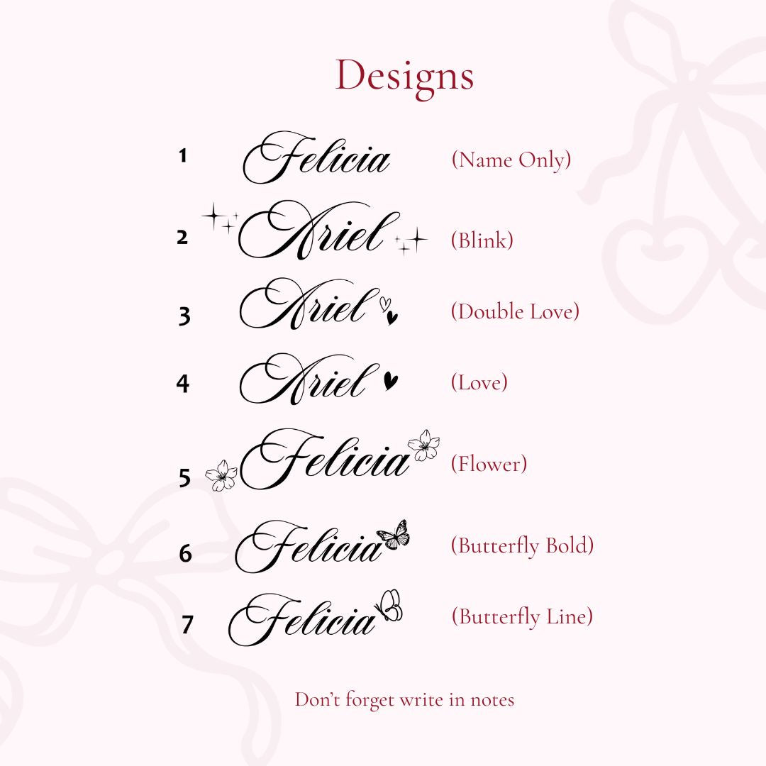 MARBLE Long Hair Claw Clip - Personalised Name