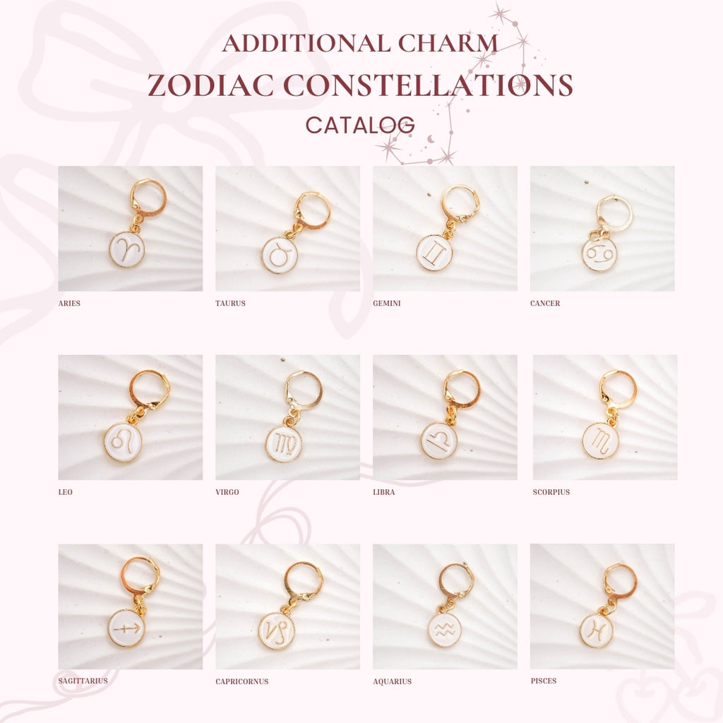 CHARM PEARL Hair Claw Removable Add Ons - Personalised Name