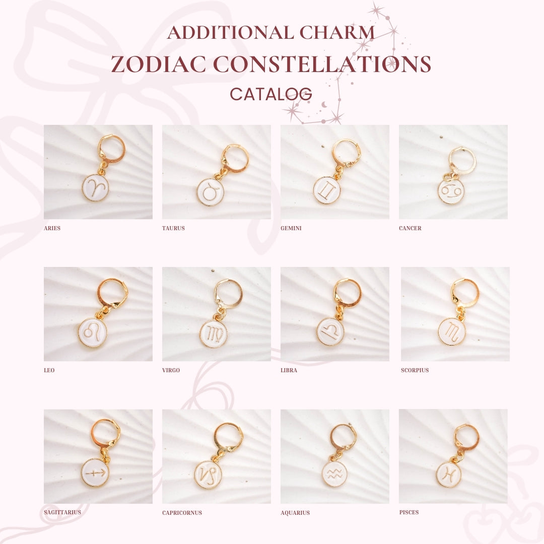 CHARM PEARL Hair Claw Removable Add Ons - Personalised Name