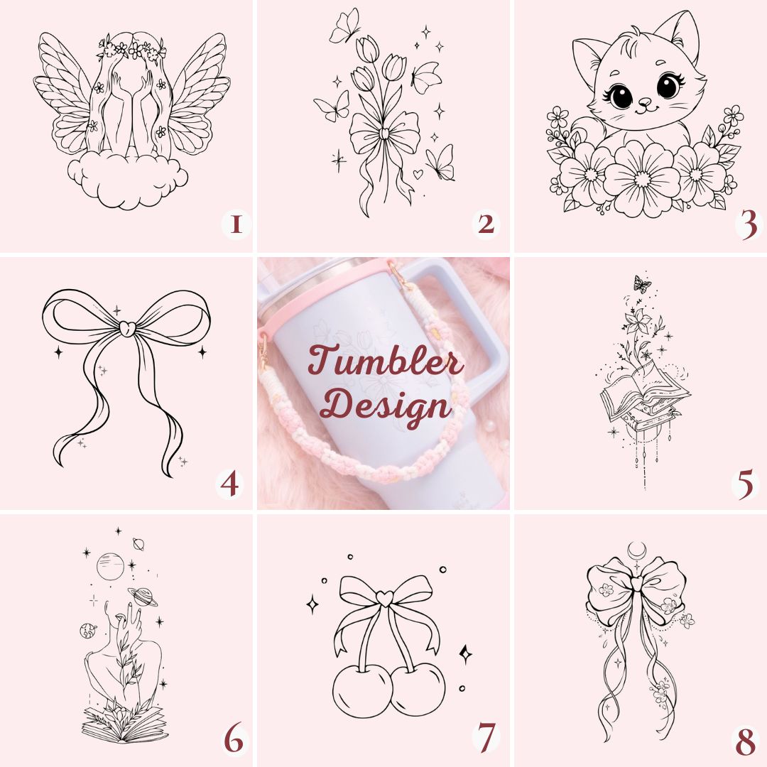 Tumbler Charm - Personalised Name Design