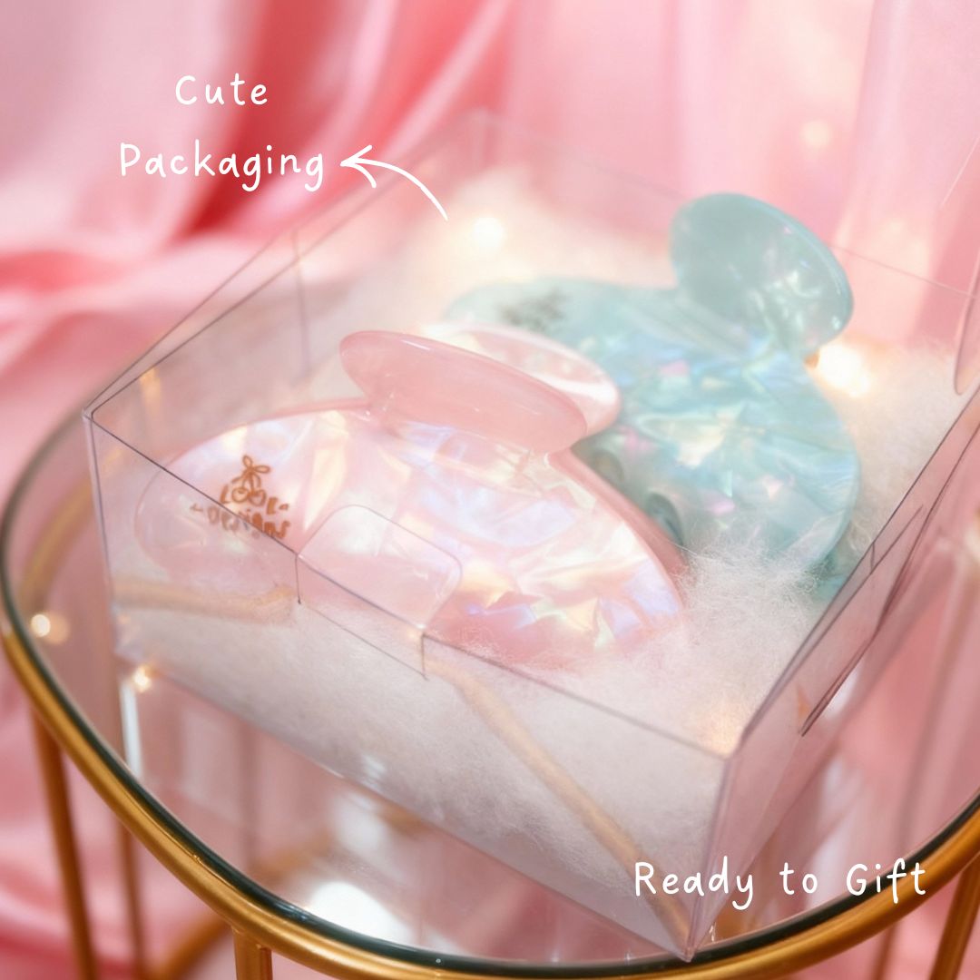 CHARM HOLO Hair Claw Removable Add Ons - Personalised Name