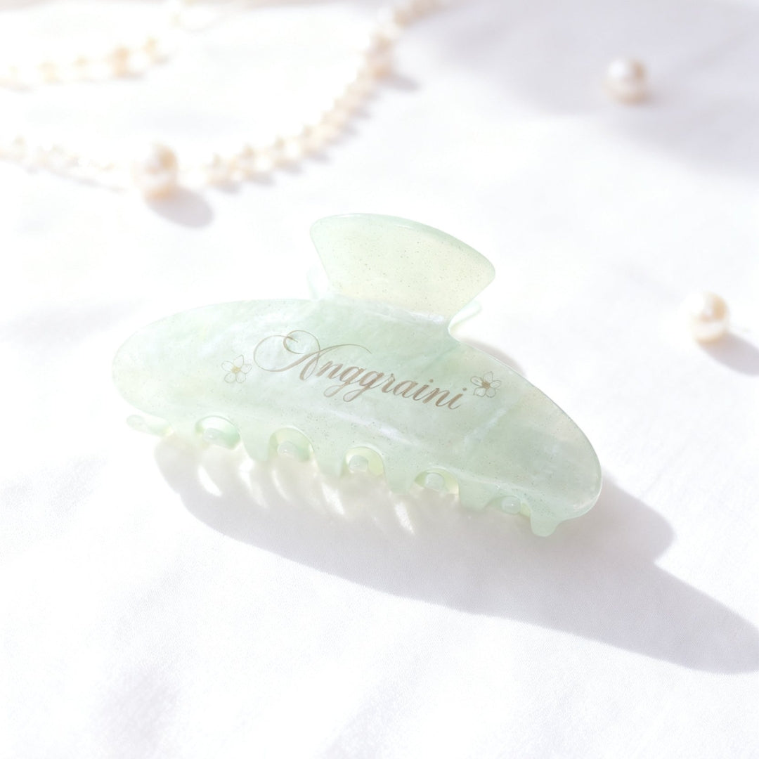 PEARL Hair Claw Clip - Personalised Name